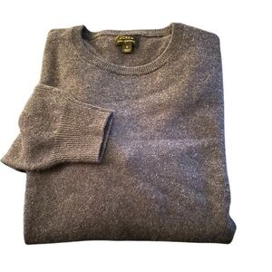 J. Crew 100% Cashmere Crew Neck Sweater Sz S Navy Blue Cozy Elevated Staple